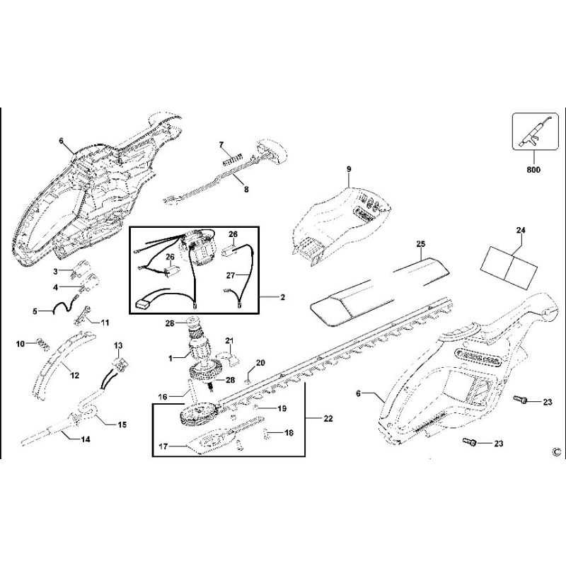 black and decker grass hog parts diagram