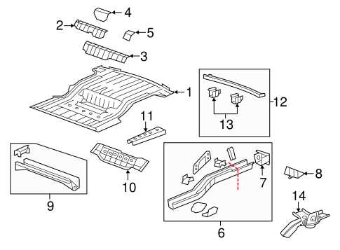 gmc acadia parts diagram