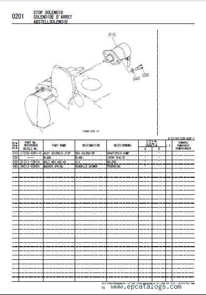 kubota d1105 parts diagram