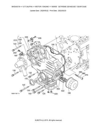 kubota u17 parts diagram