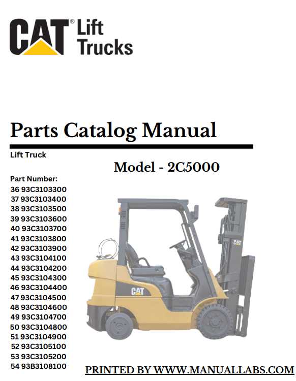 cat forklift parts diagram