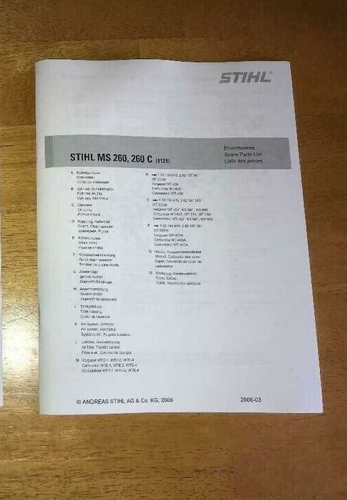 ms 290 stihl chainsaw parts diagram