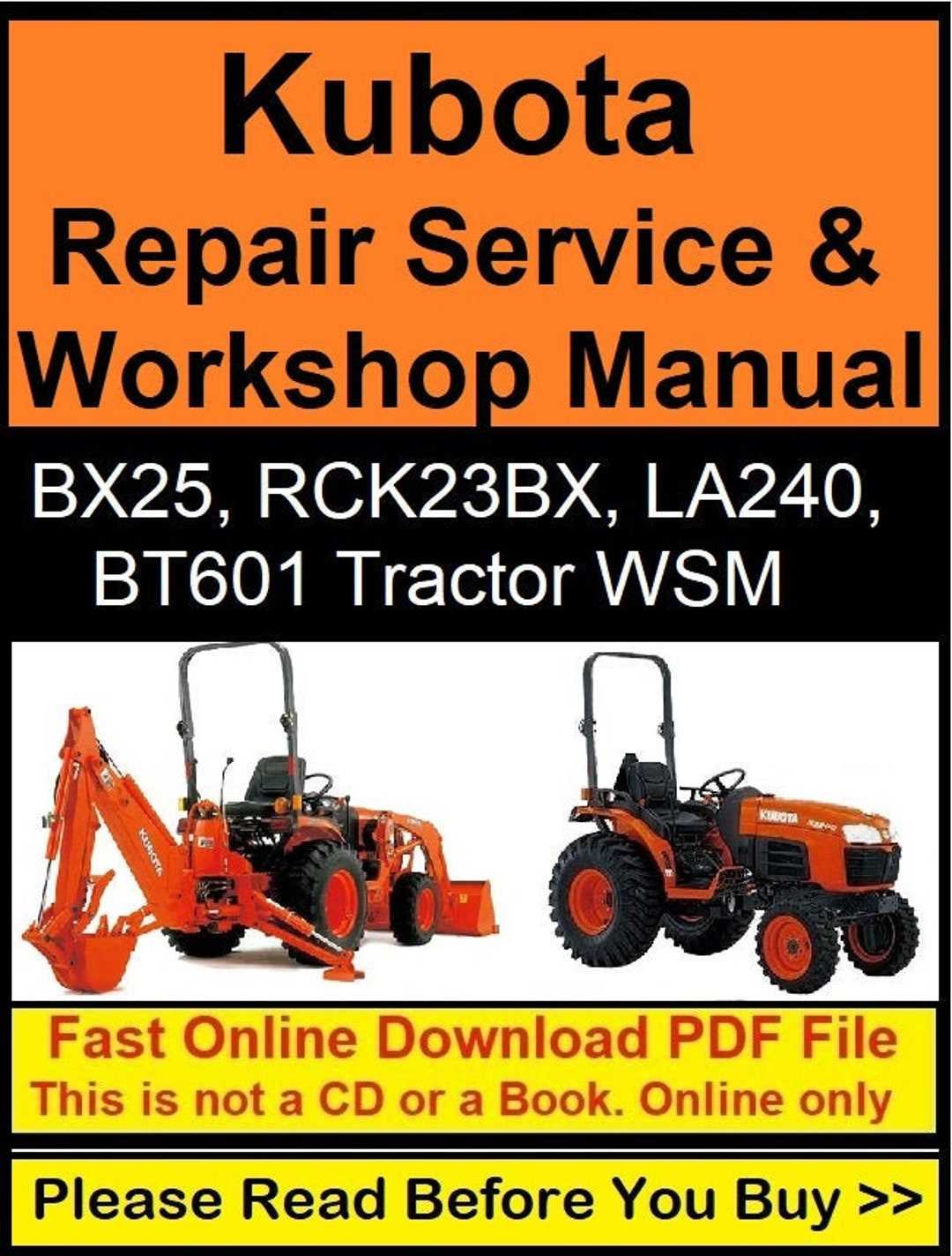 kubota la240 parts diagram