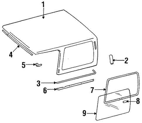 jeep wrangler yj parts diagram