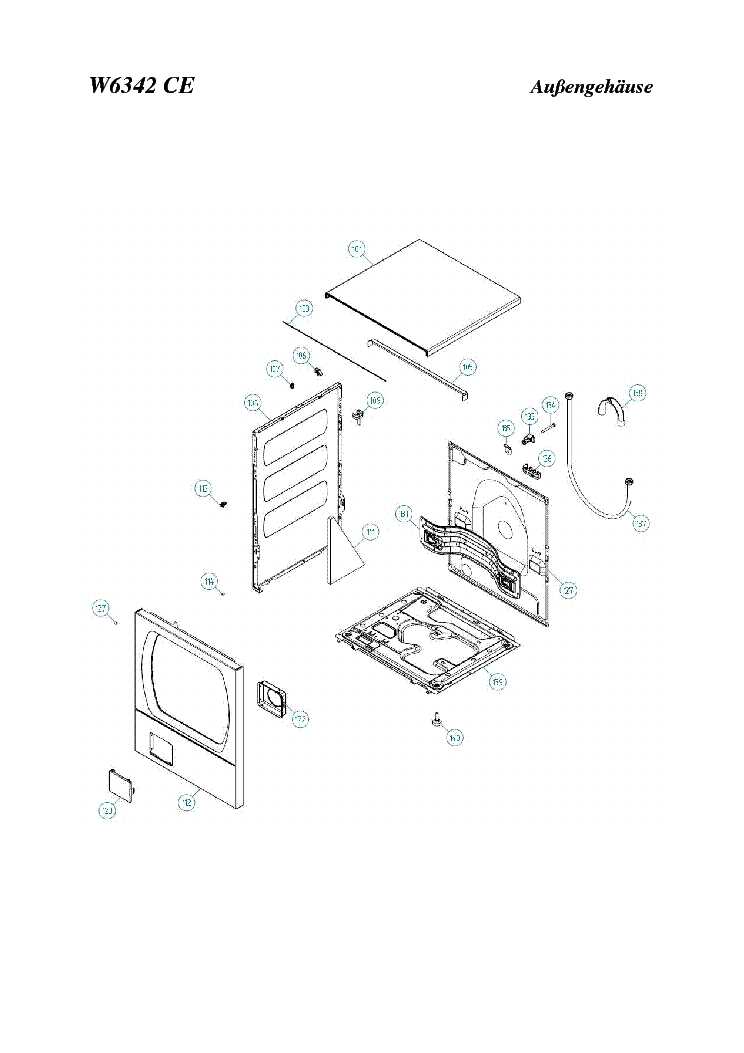 asko dryer parts diagram