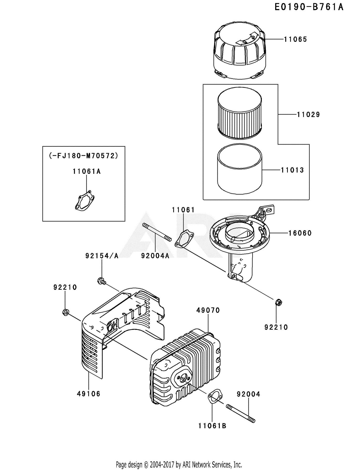 kawasaki fj180v parts diagram