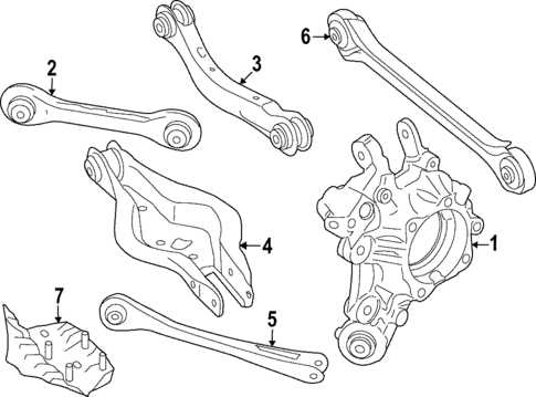 bmw rear suspension parts diagram