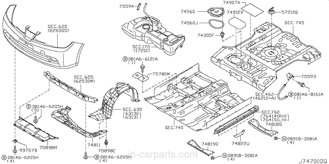 nissan altima engine parts diagram