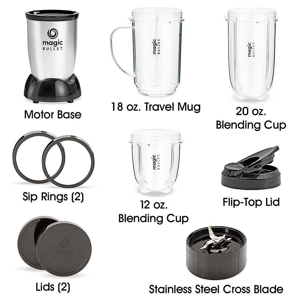 magic bullet parts diagram