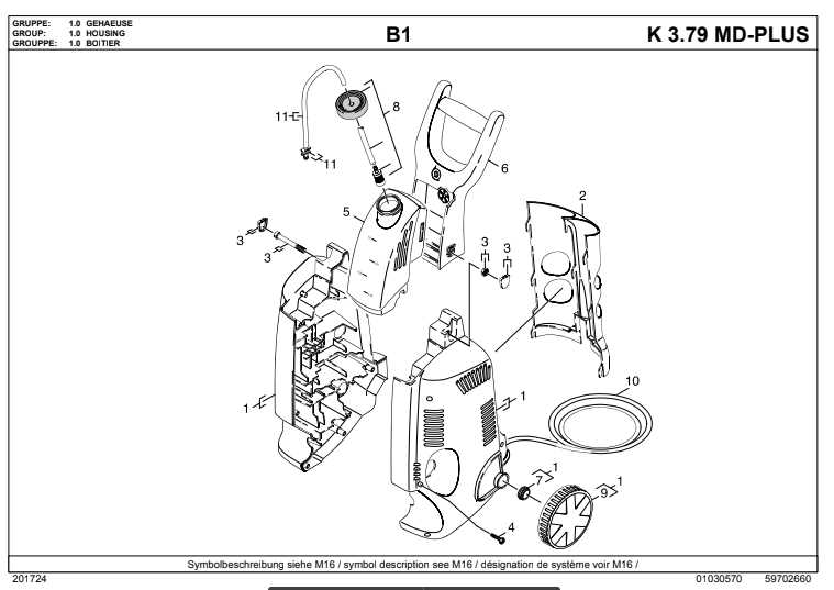 karcher k3 97 parts diagram