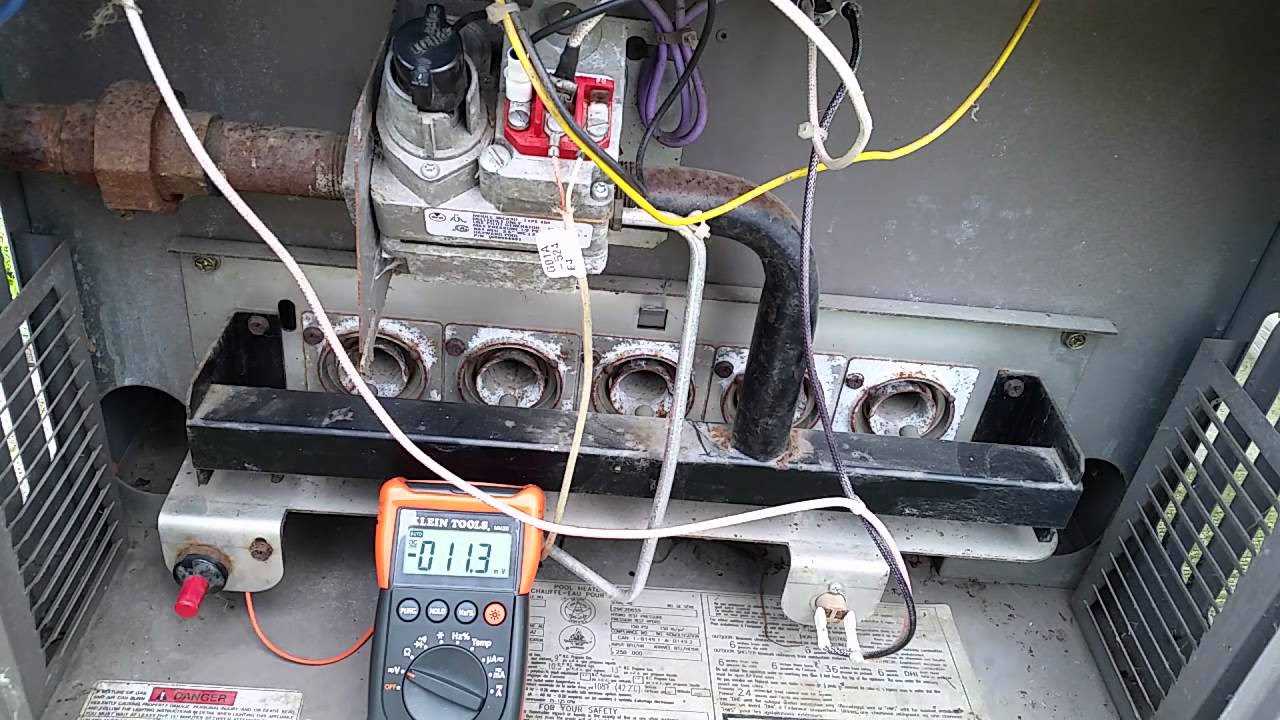 hayward pool heater parts diagram