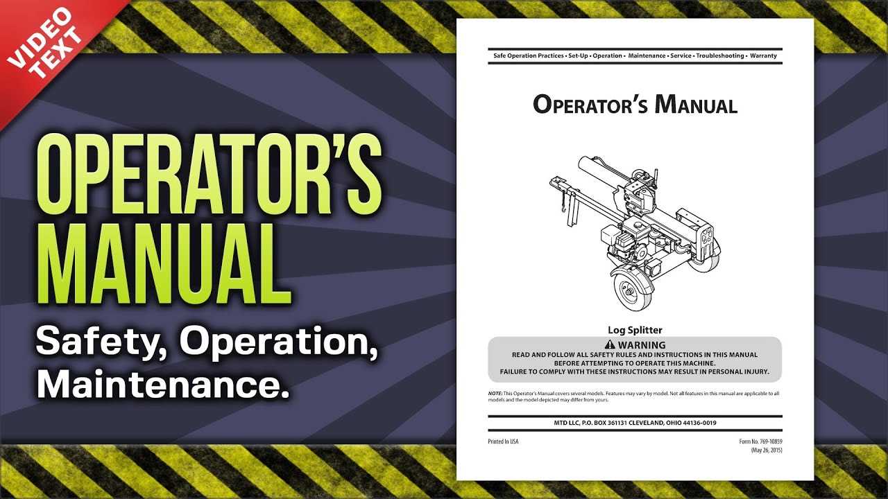 champion log splitter parts diagram