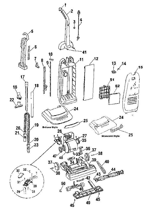 hoover fh11300 parts diagram