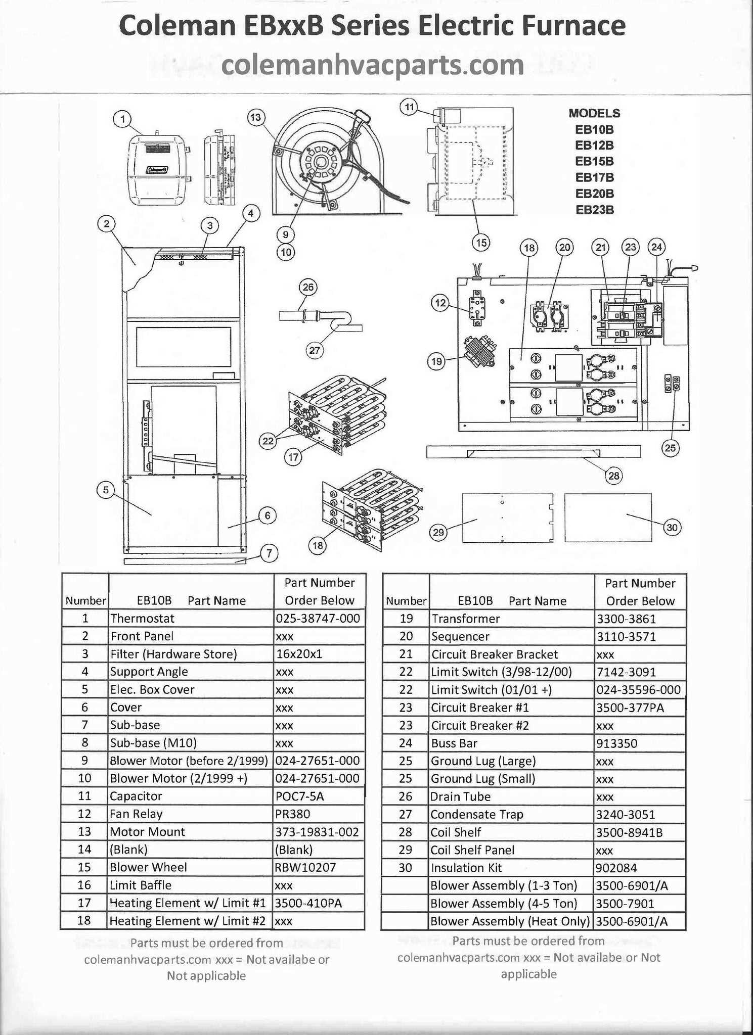 oil furnace parts diagram