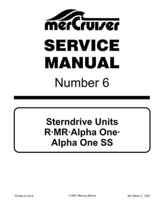 alpha one sterndrive parts diagram