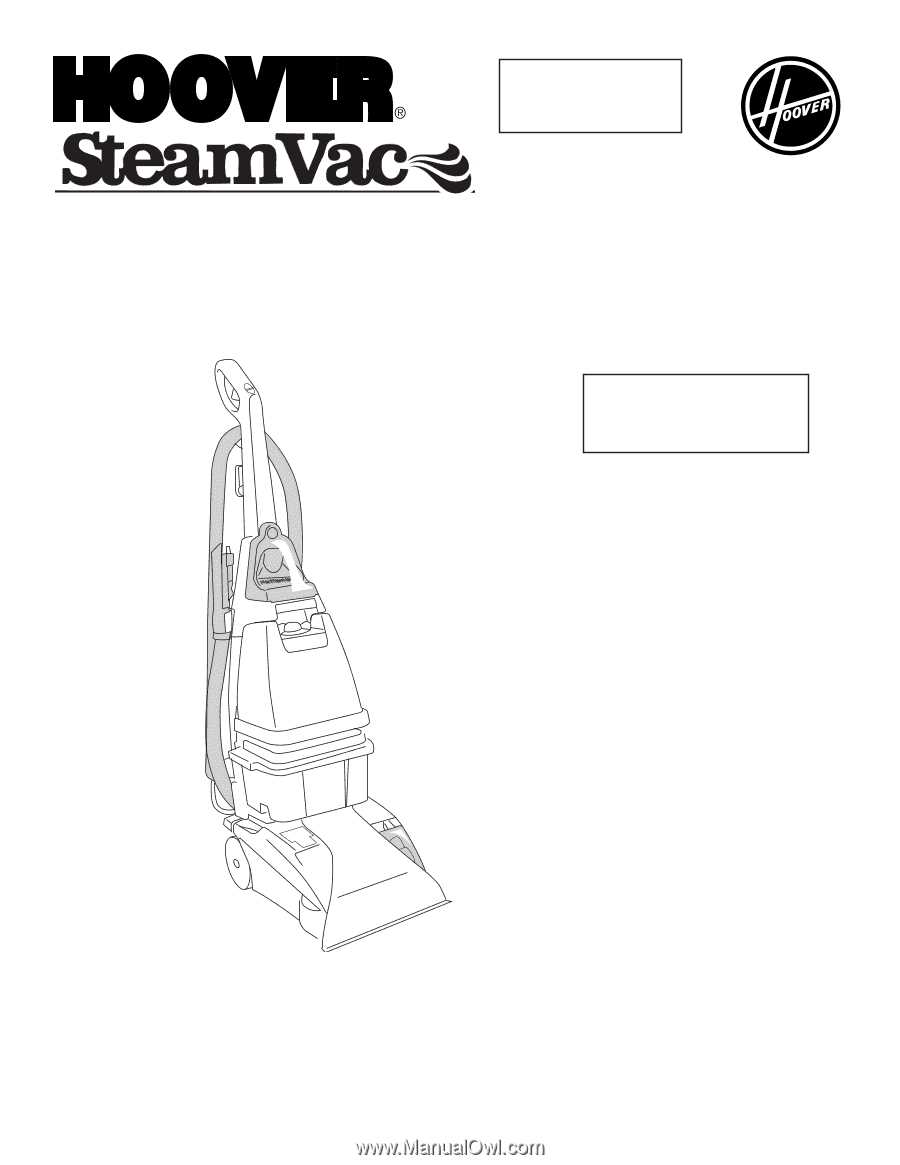 hoover steamvac hoover carpet cleaner parts diagram