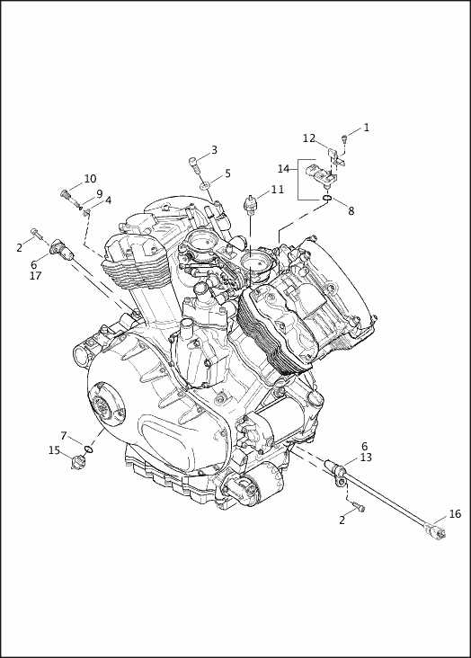 harley engine parts diagram