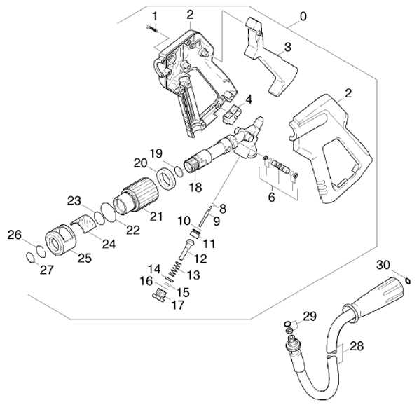 karcher pressure washer gun parts diagram