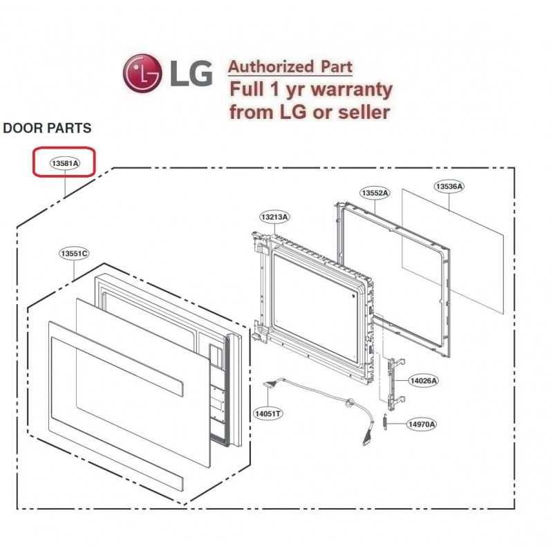 lg microwave parts diagram