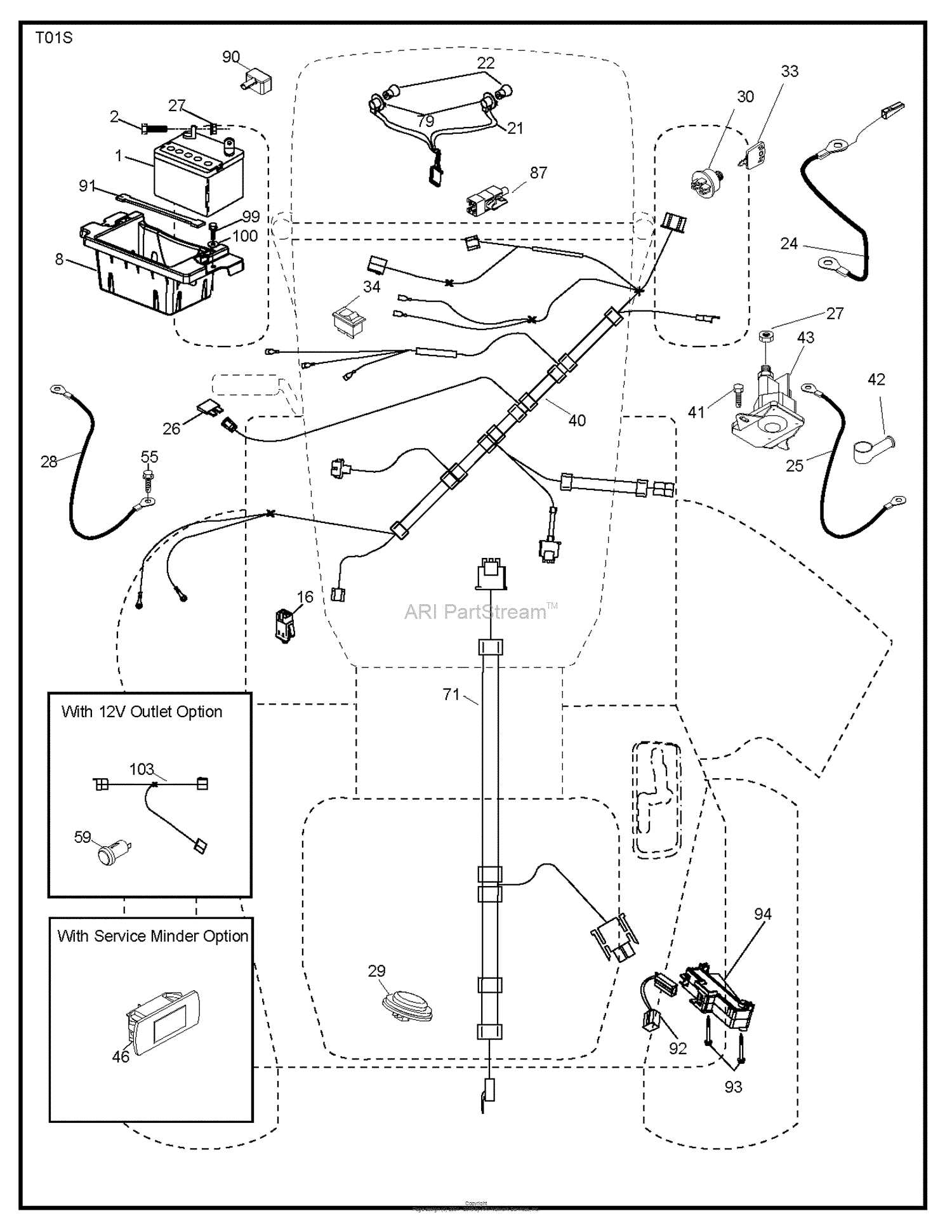 husqvarna yth18542 parts diagram