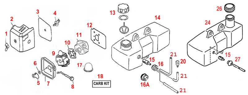 mantis 20 tiller parts diagram