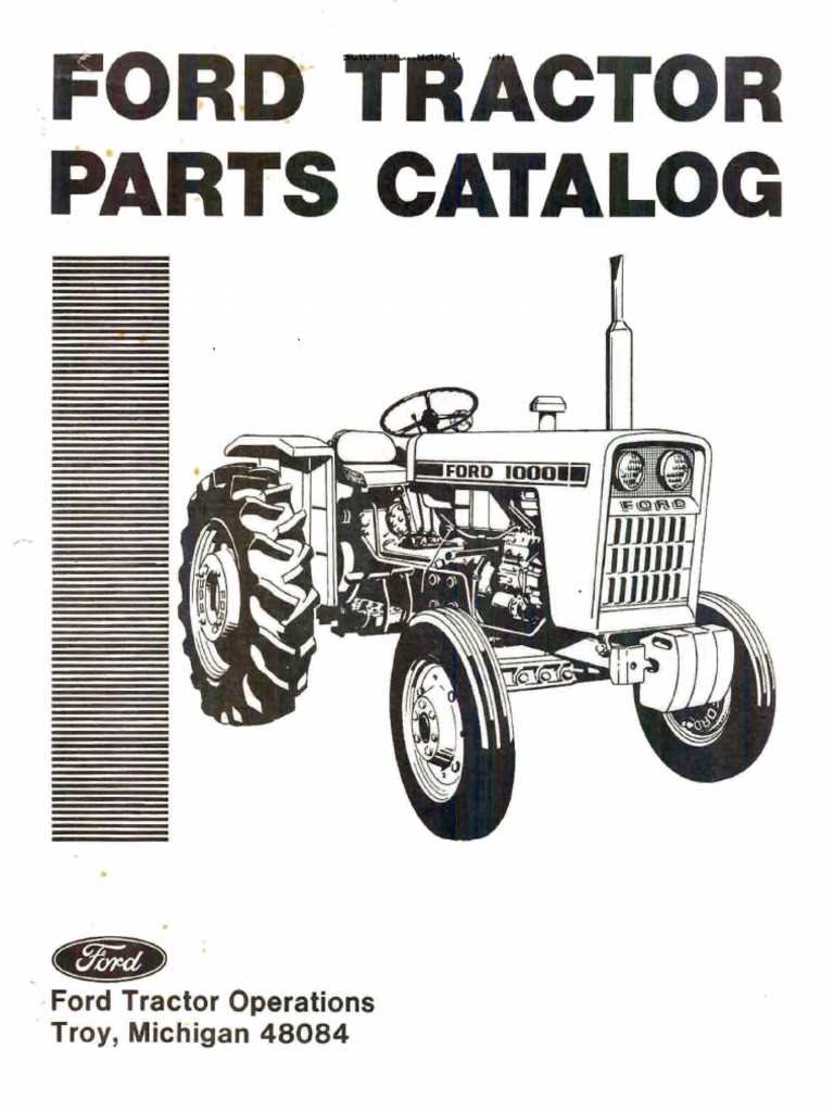 ford 5000 tractor parts diagram