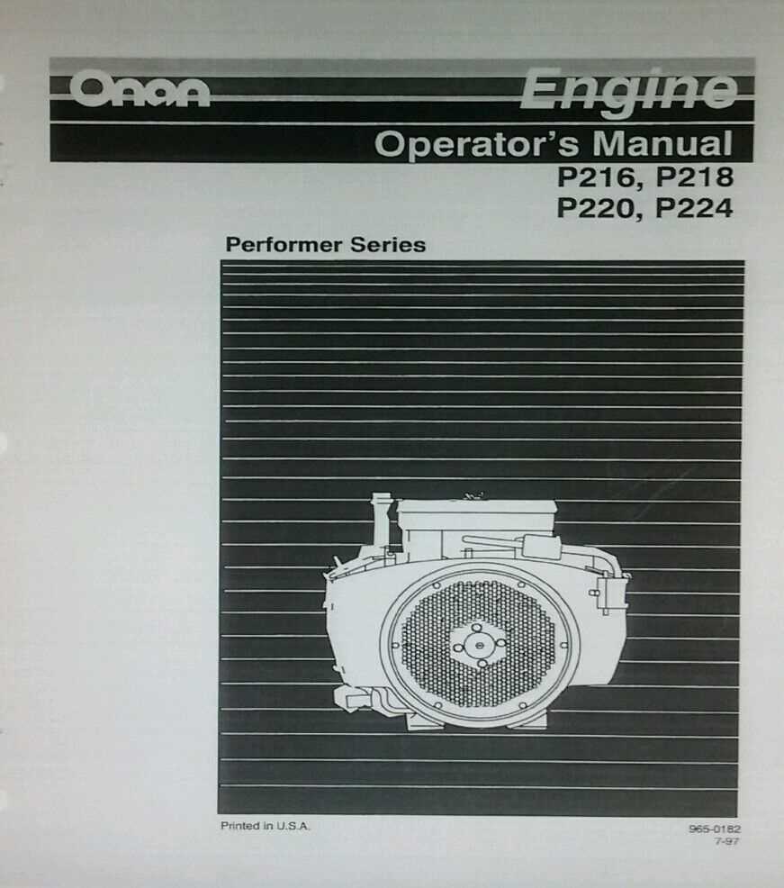 onan p220 engine parts diagram