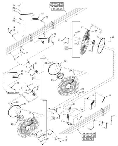 new holland 55 hay rake parts diagram