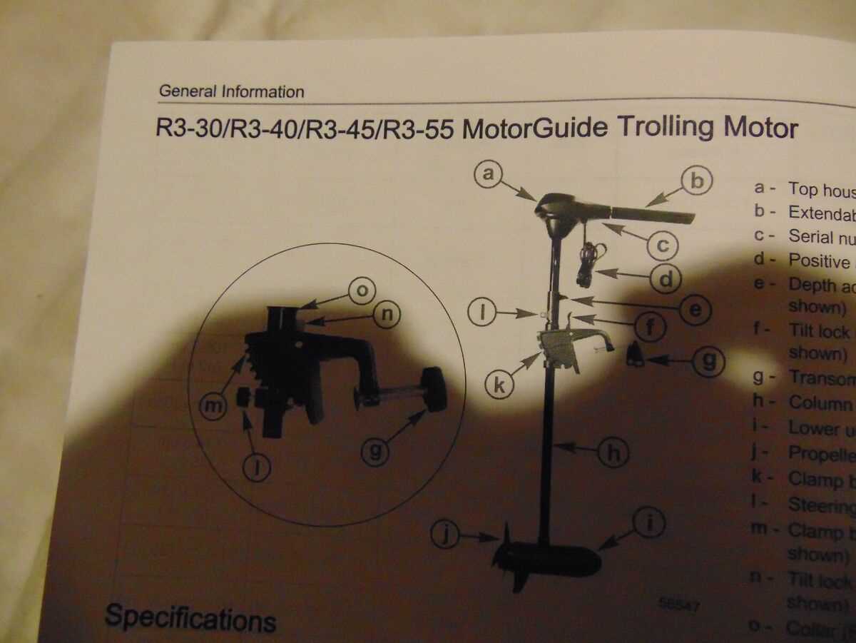 motorguide trolling motor parts diagram