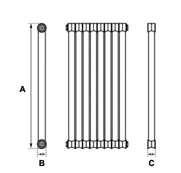 cast iron radiator parts diagram