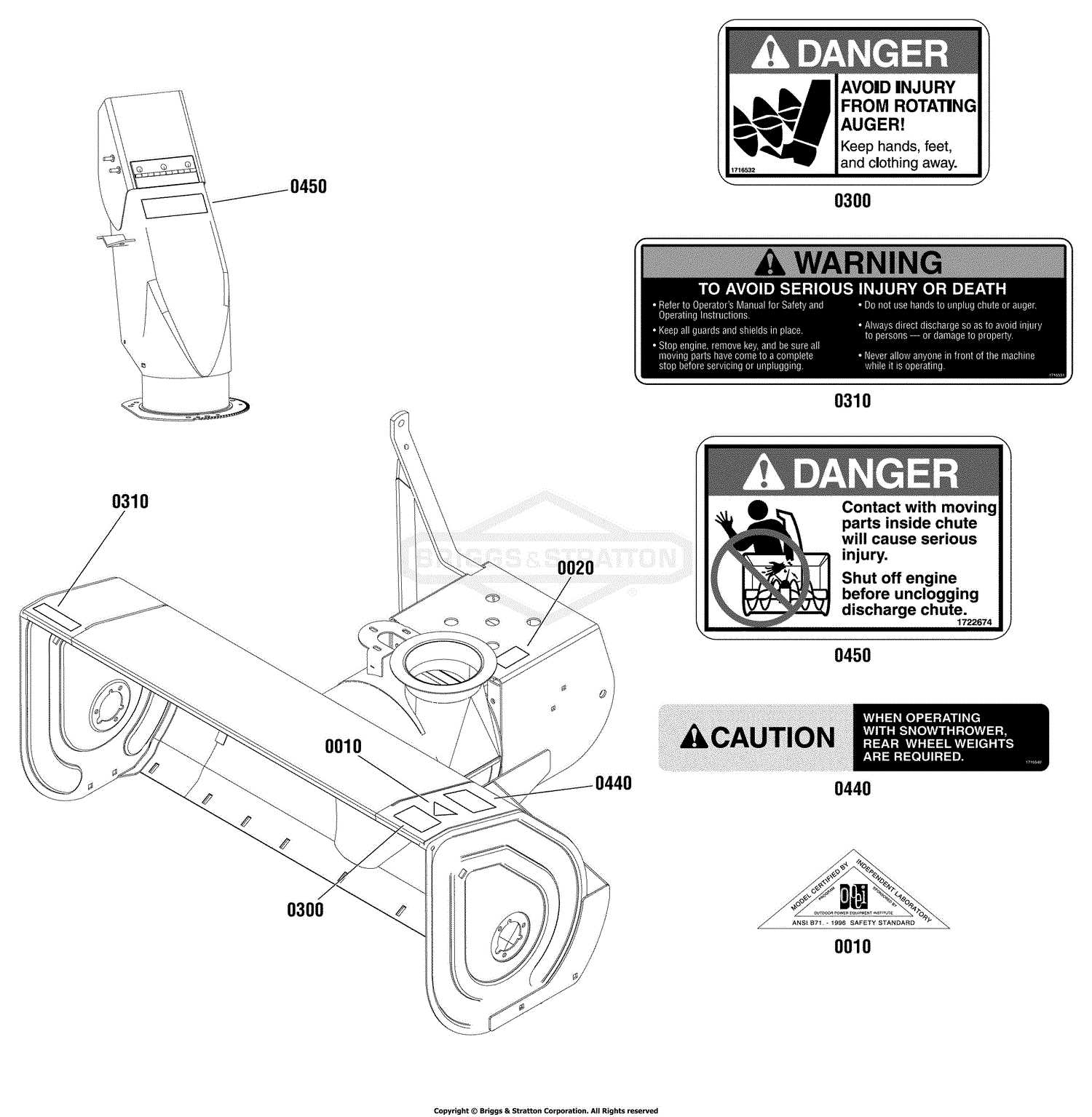 john deere 54 quick hitch snowblower parts diagram