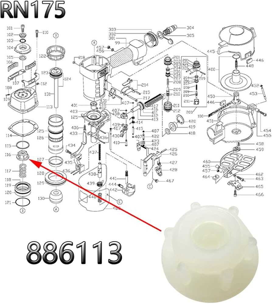 bostitch sb 1850bn parts diagram