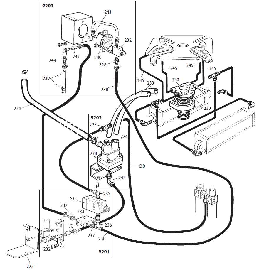 corghi tire machine parts diagram