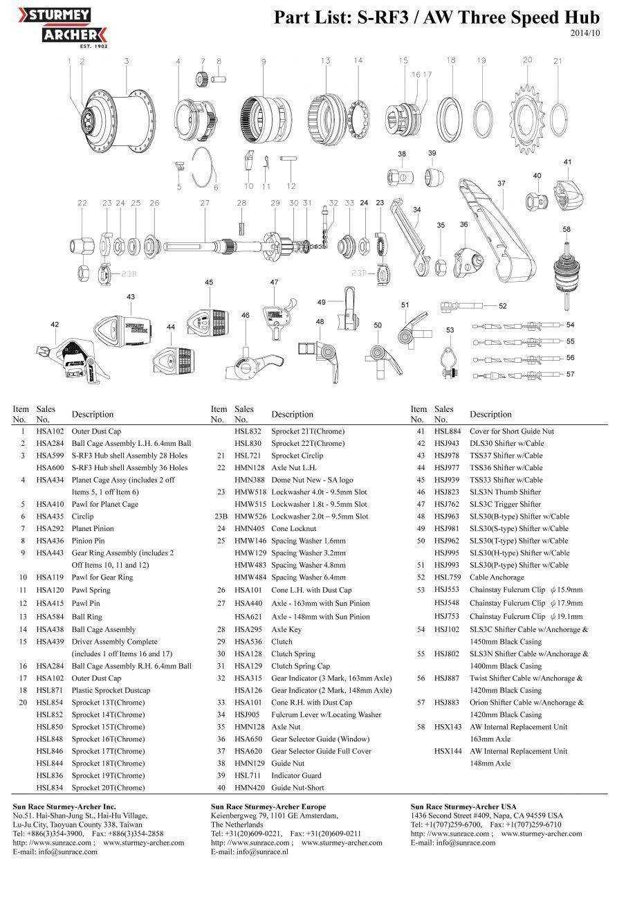 drivetrain parts diagram