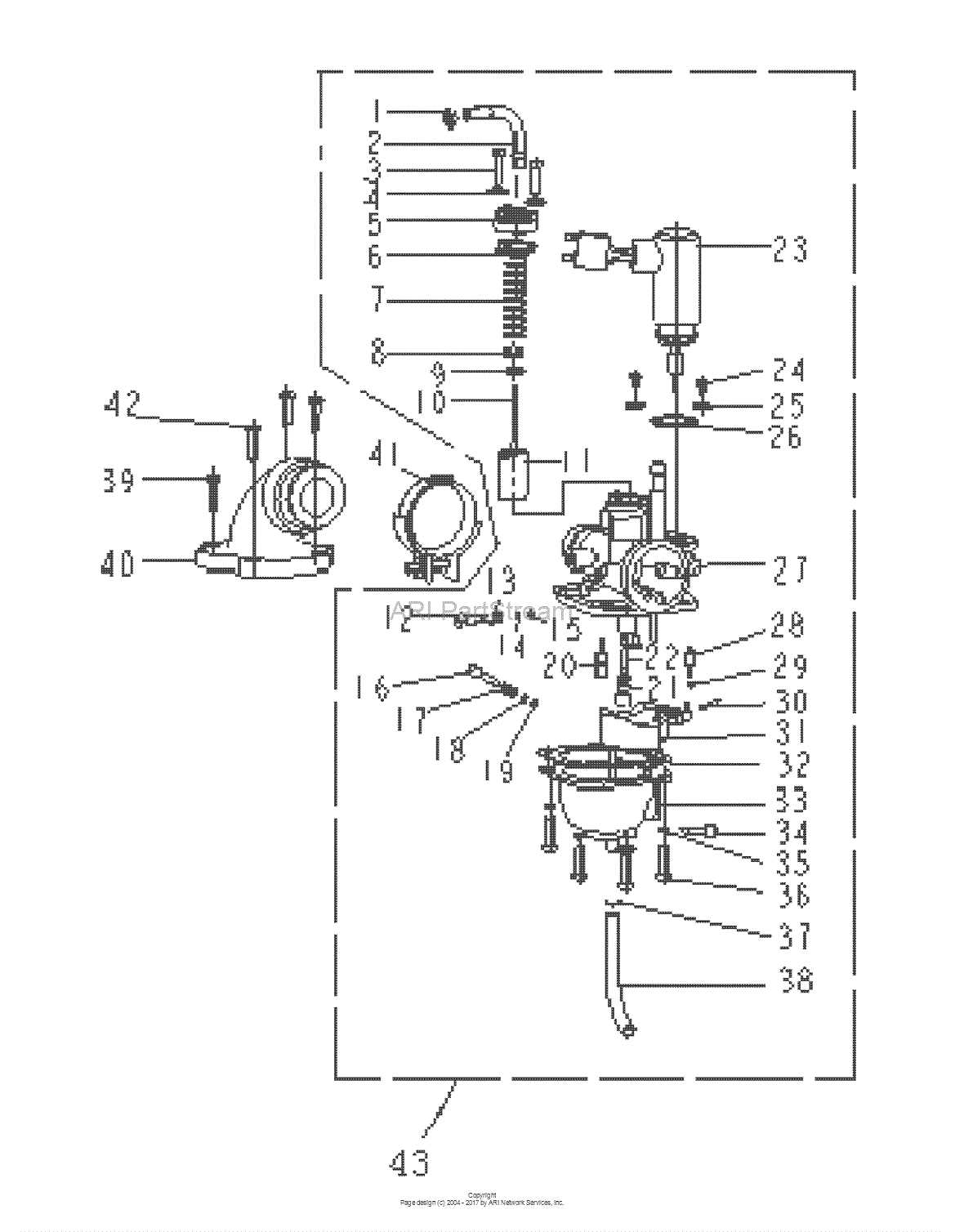 motorized bicycle carburetor parts diagram