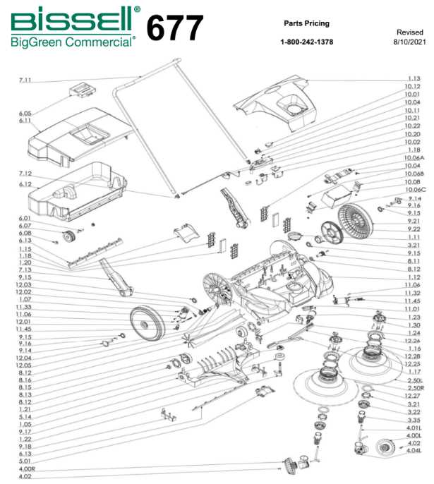 bissell carpet cleaner parts diagram