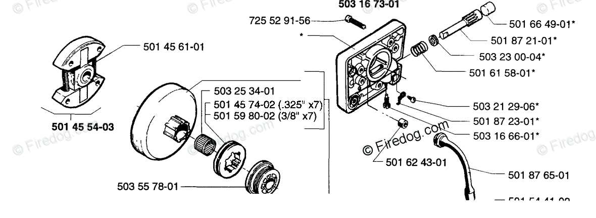 husqvarna 257 parts diagram