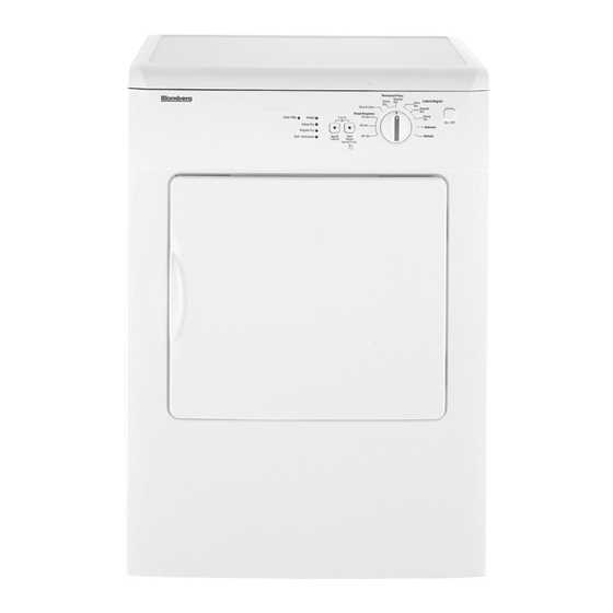 blomberg dv17600w parts diagram