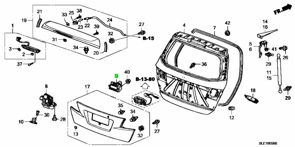 2012 honda odyssey parts diagram