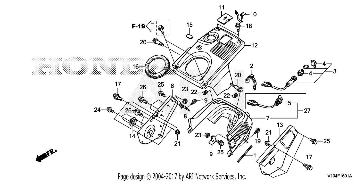 honda hs720 parts diagram