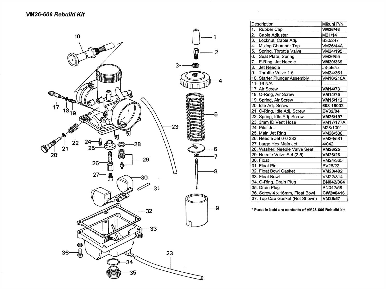 car carburetor parts diagram