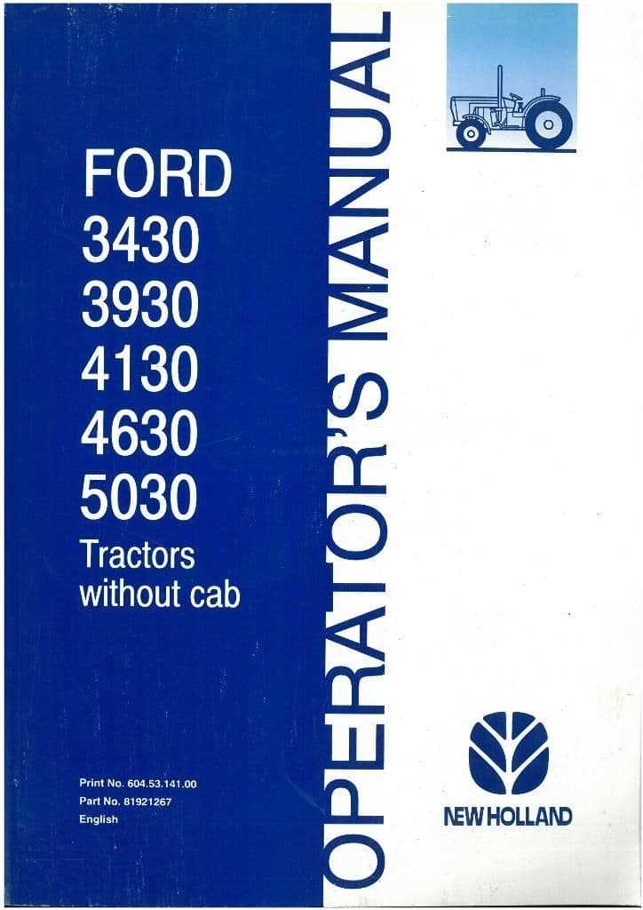 3930 ford tractor parts diagram