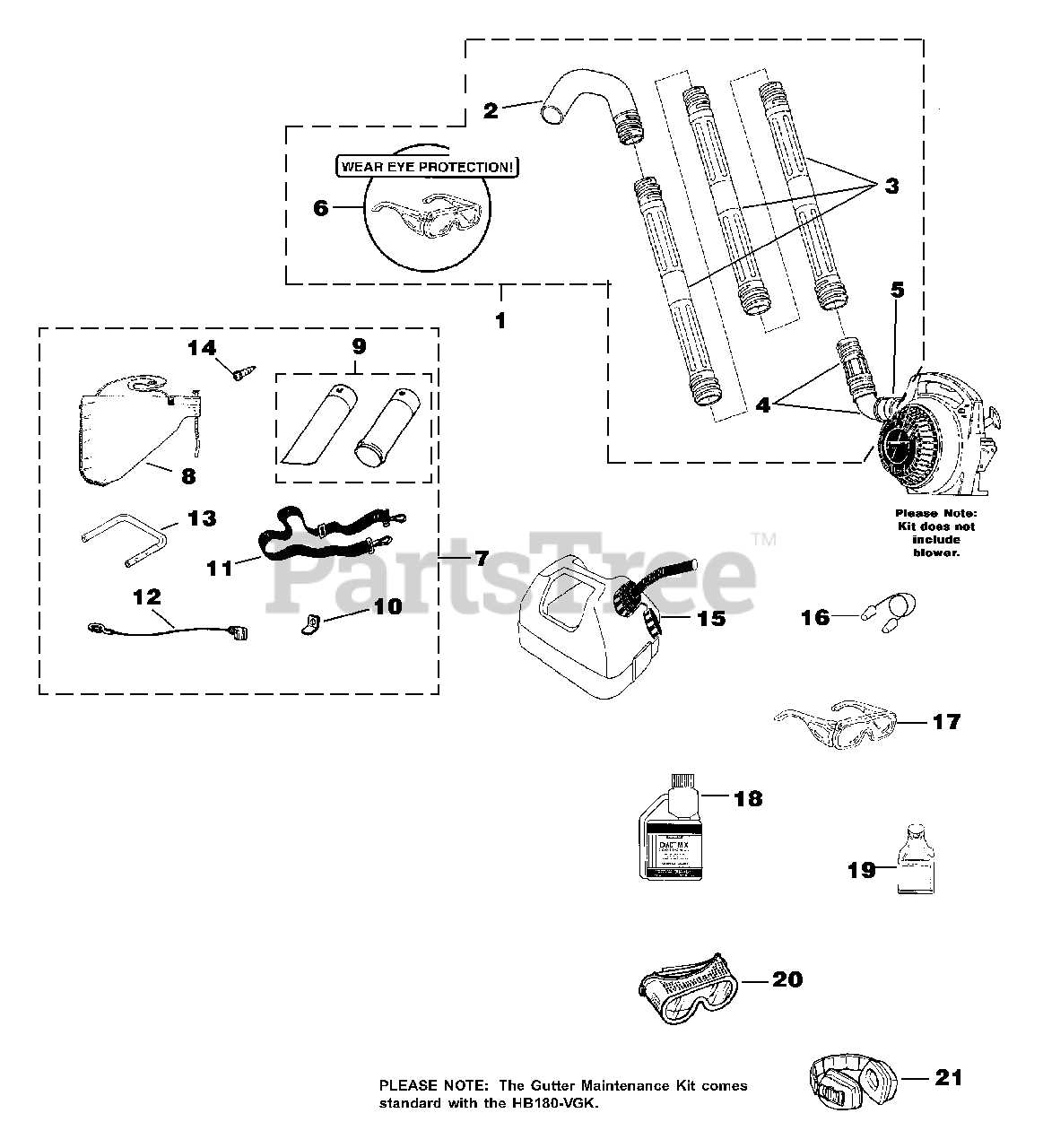 homelite leaf blower parts diagram