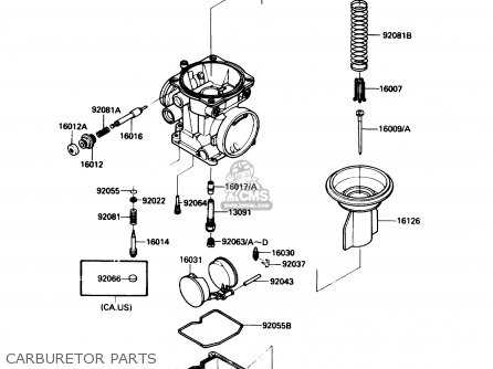 keihin cvk carb parts diagram