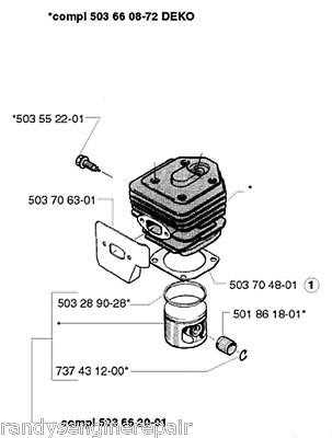 husqvarna 257 parts diagram