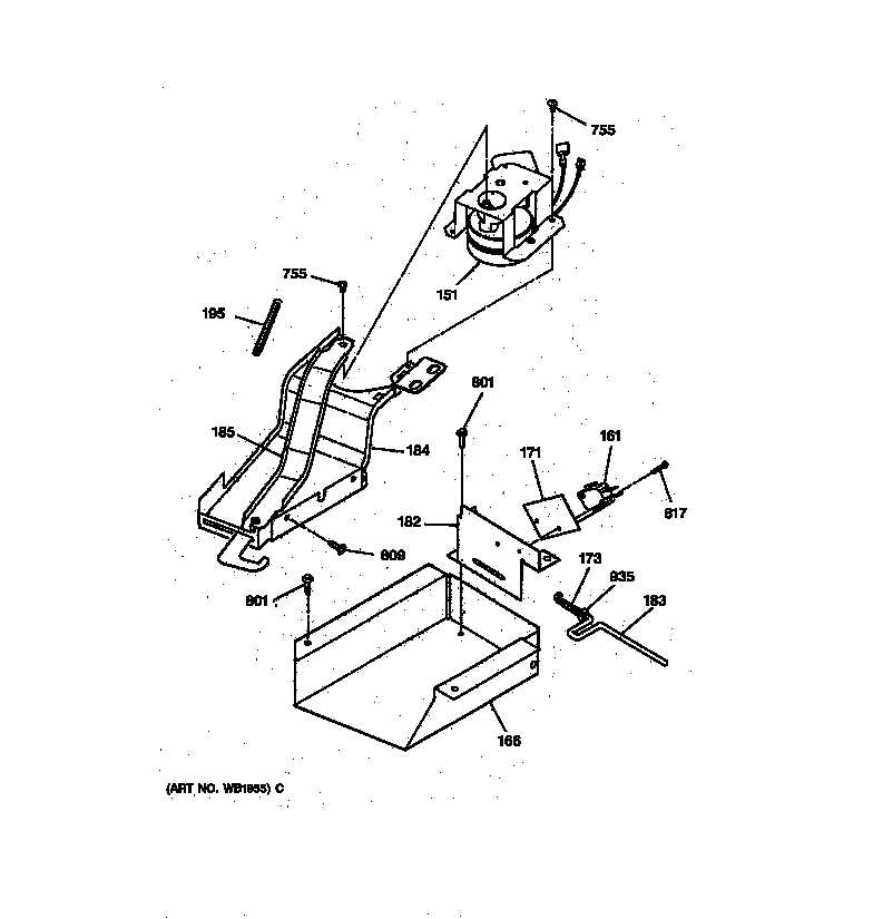 ge gas range parts diagram