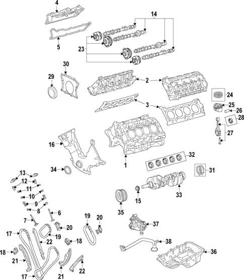 ford 302 engine parts diagram