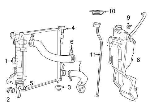 parts of a radiator diagram