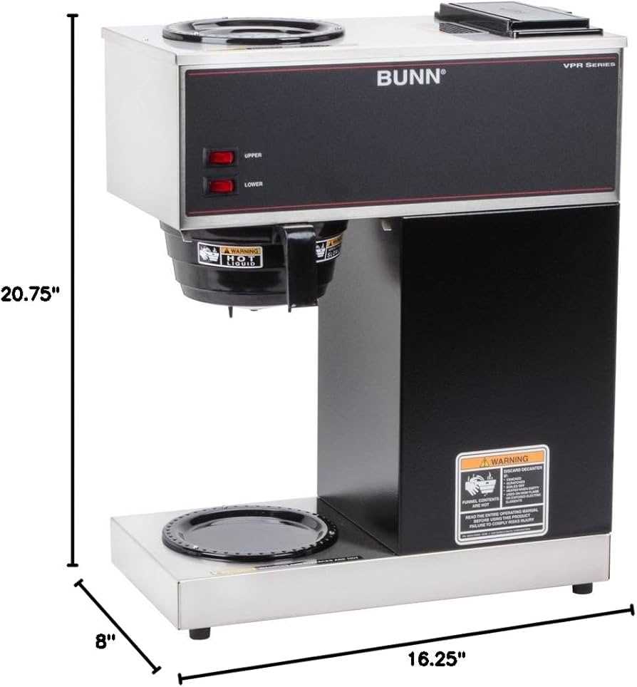 bunn coffee maker parts diagram