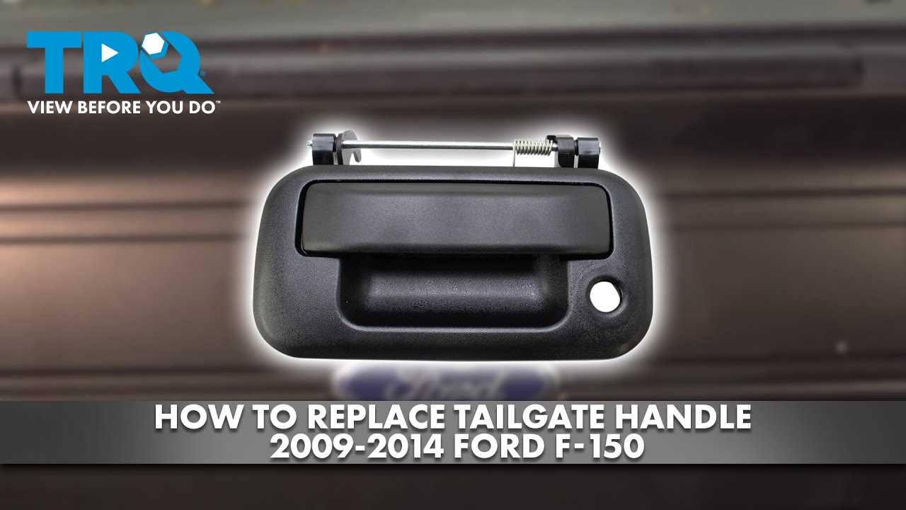 2014 ford f150 tailgate parts diagram